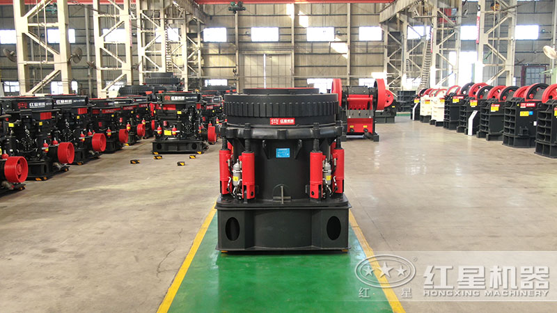 300型圓錐破碎機型號及參數(shù)，一小時能生產(chǎn)多少噸石子？